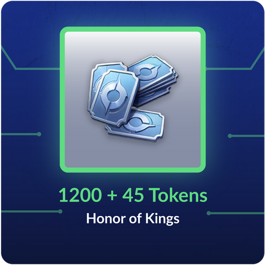 1200 + 45 Tokens - Honor of Kings