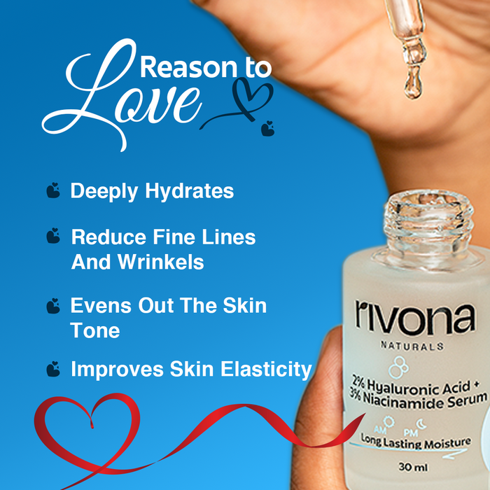2% Hyaluronic Acid and 3% Niacinamide Serum 30ml