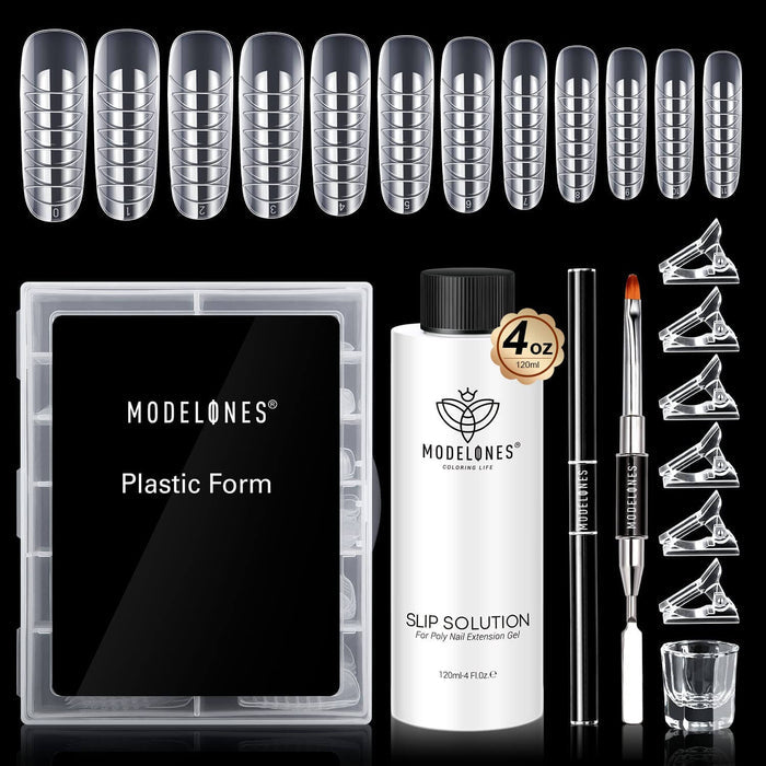 5Pcs Slip Solution Tools Kit For Poly Nail Gel Nail Tools MODELONES #