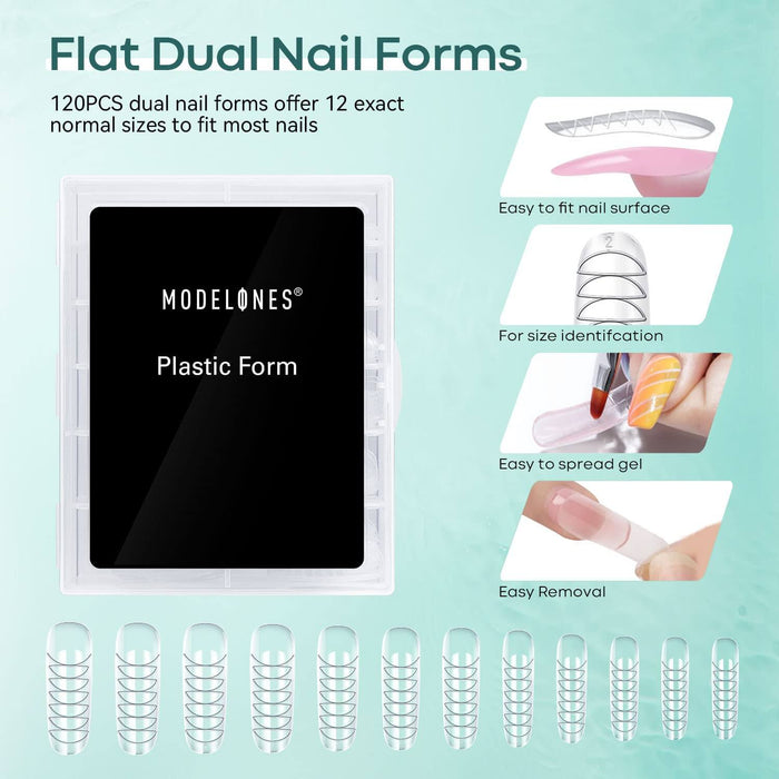 5Pcs Slip Solution Tools Kit For Poly Nail Gel Nail Tools MODELONES #