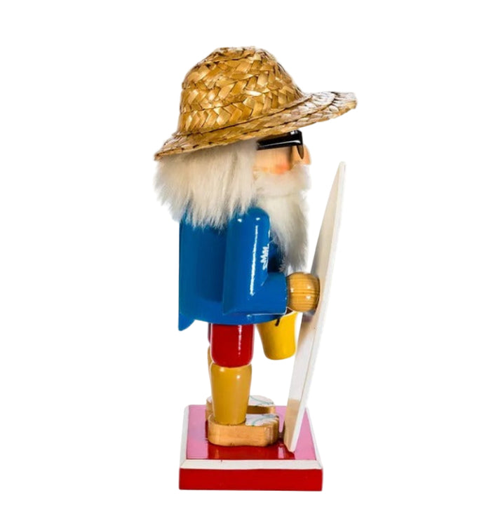 8" Surfer Santa Nutcracker