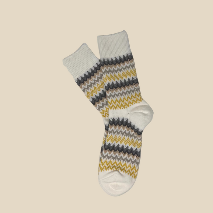 Weekend Collection Stripe Cloud Multi Socks