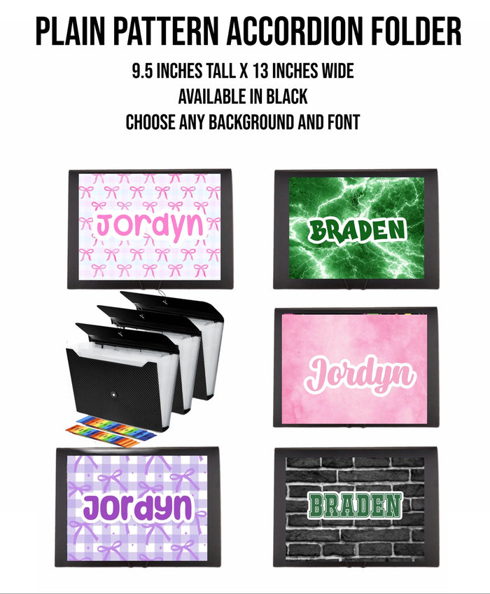 Accordion Folder - Patterns by Create'd