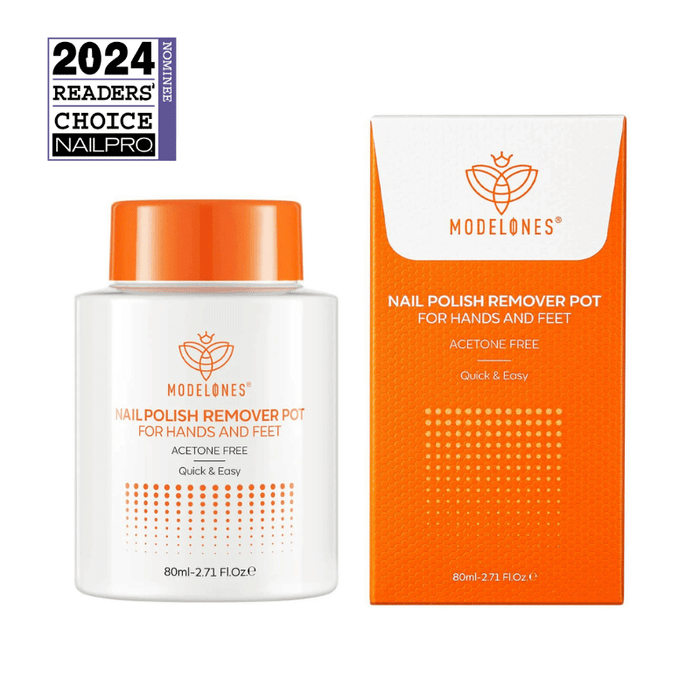 Free Acetone-Free Polish Removing Pot 80ml Gift MODELONES #