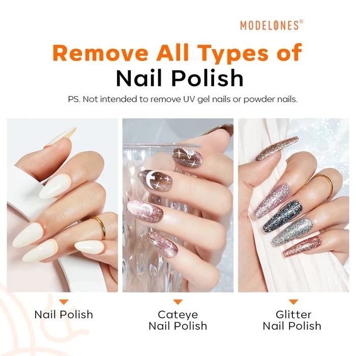 Acetone-Free Polish Removing Pot 80ml Nail Polish Remover MODELONES #