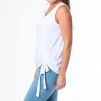 Adjustable Hem V-Neck Tank Top — Howard's, view 4