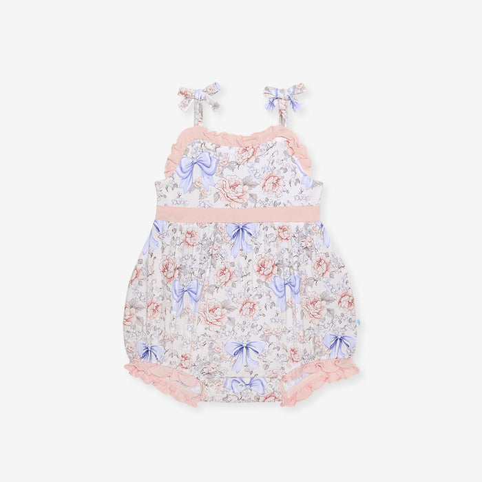 Agatha Sleeveless Bow Bubble Romper