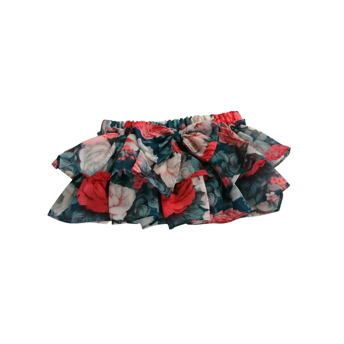 Albertina Floral Chiffon Green Bloomers