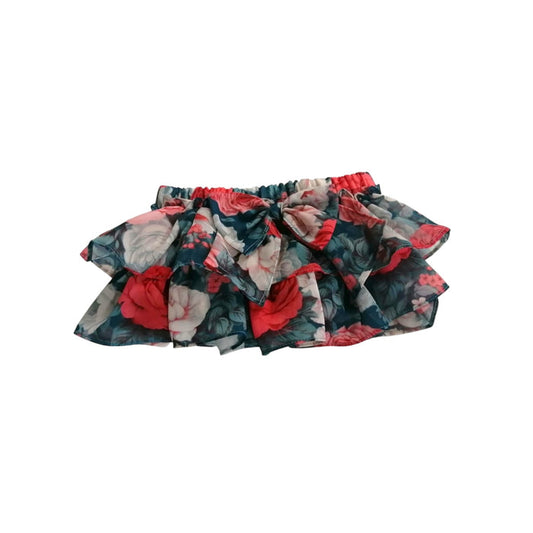 Albertina Floral Chiffon Green Bloomers