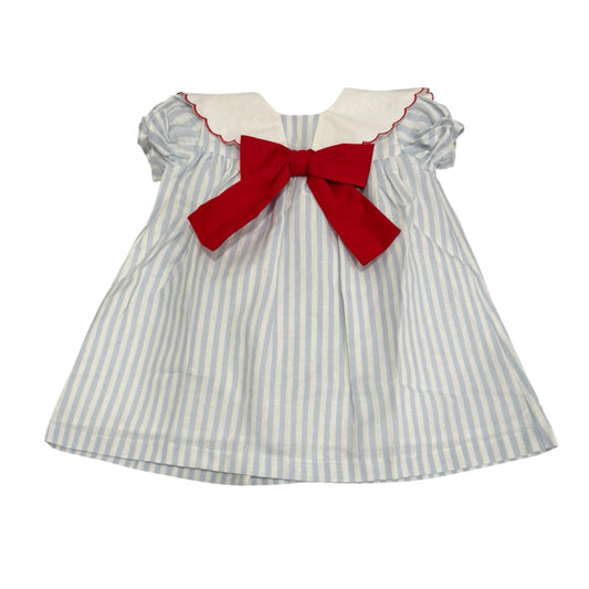 Alessa Girl Blue and Red Sailor Dress