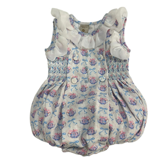 Alicia Handsmocked Romper