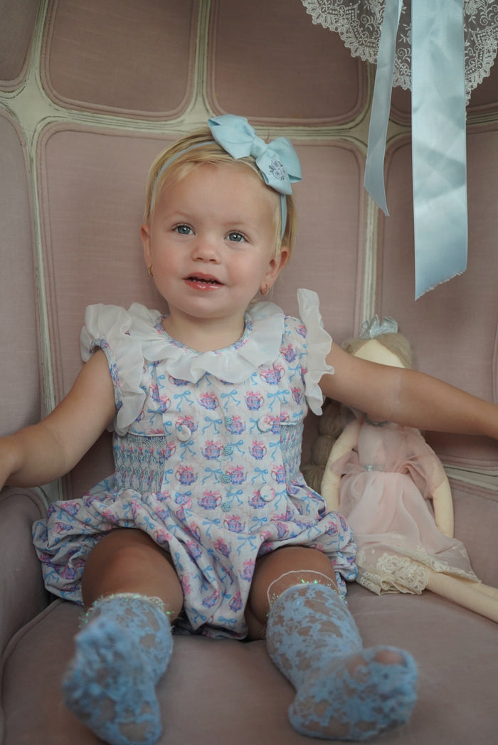 Alicia Handsmocked Romper