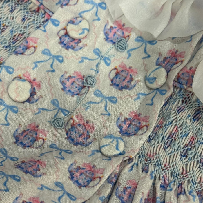 Alicia Handsmocked Romper