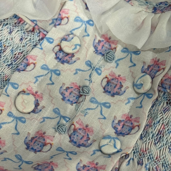 Alicia Handsmocked Romper