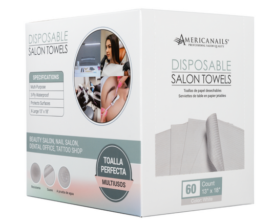 AMN | Disposable Salon Towels | White 60ct