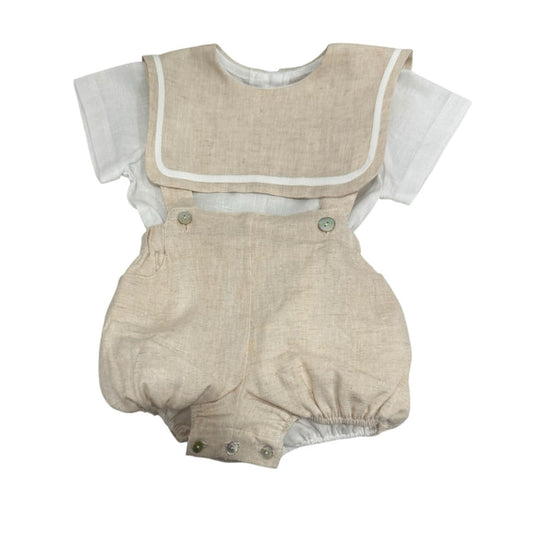 Andreina Beige Sailor Boy 2-Pc Set
