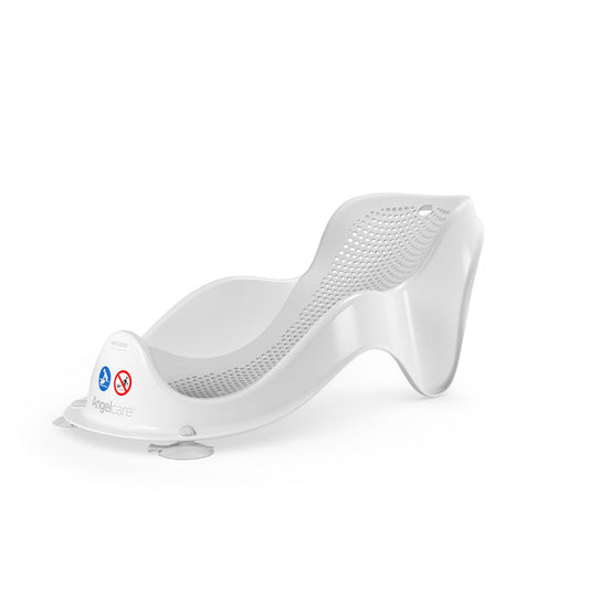 White plastic baby bath support from Angelcare Bath Support Fit for Toshi Baby Bath