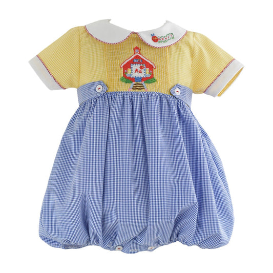 Apple Schoolhouse Boy Romper 🍎📚