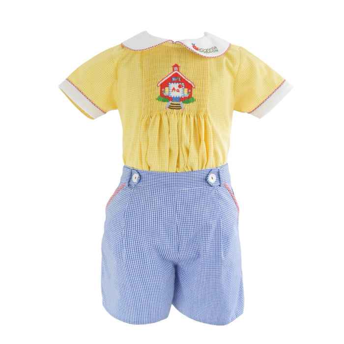 Apple Schoolhouse Boy Set 🍎📚