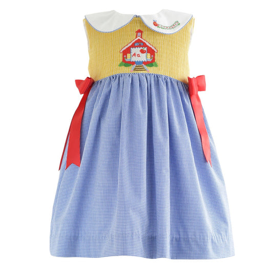 Apple Schoolhouse Girl Dress 🍎📚