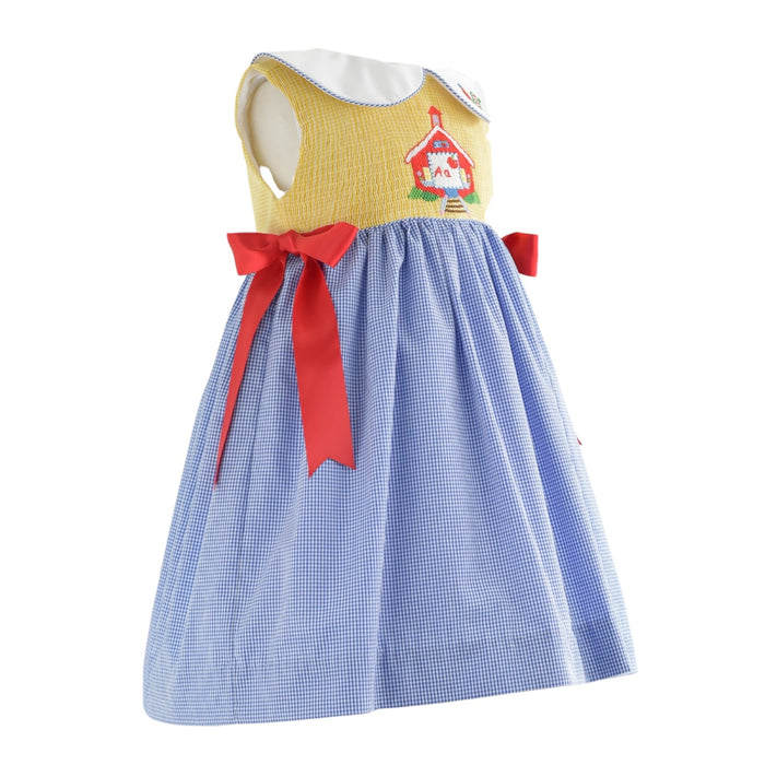 Apple Schoolhouse Girl Dress 🍎📚