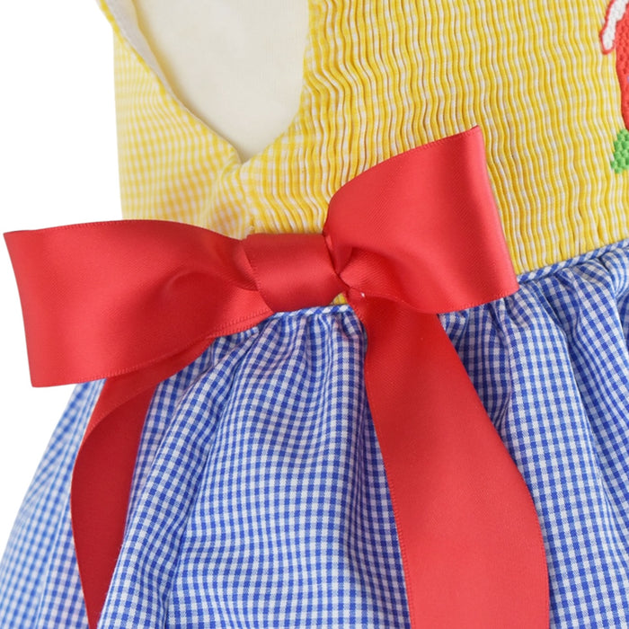 Apple Schoolhouse Girl Romper 🍎📚