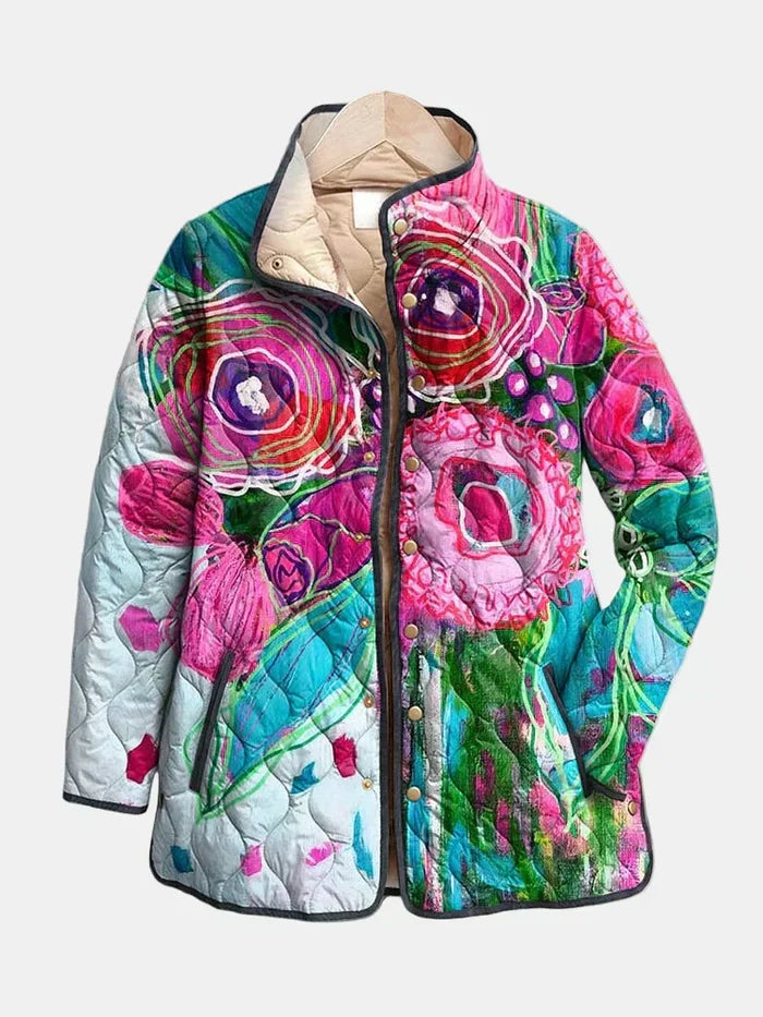 ARIANNE | Elegant Floral Pattern Jacket