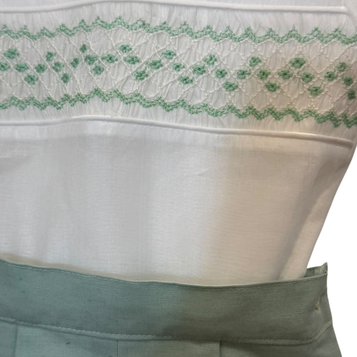 Aurora Boys Green/White 2-piece Set