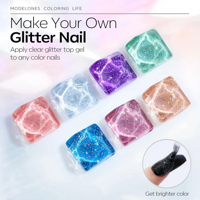 Free Aurora Chameleon Top Coat Gel 10ml Gift MODELONES #