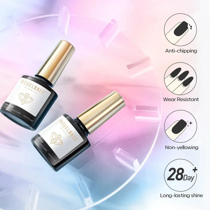 Free Aurora Chameleon Top Coat Gel 10ml Gift MODELONES #
