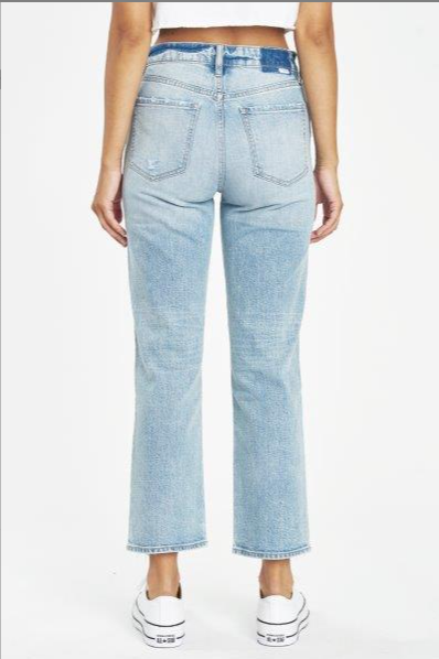 Ava High Rise Straight Denim