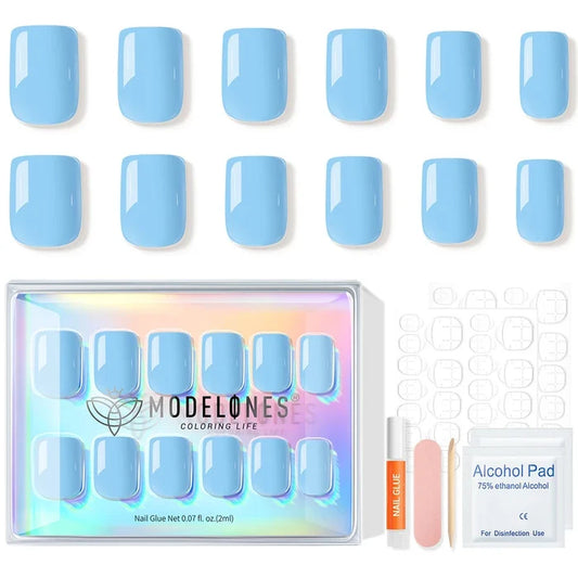 Baby Blue 【US ONLY】 press on nails MODELONES #