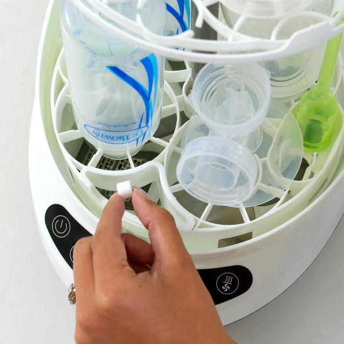 Baby Brezza Bottle Washer Pro sterilizer and dryer for clean baby bottles