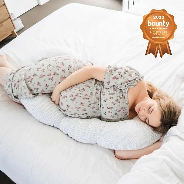 Babystudio The Ultimate Body Pillow - Gingham Beige