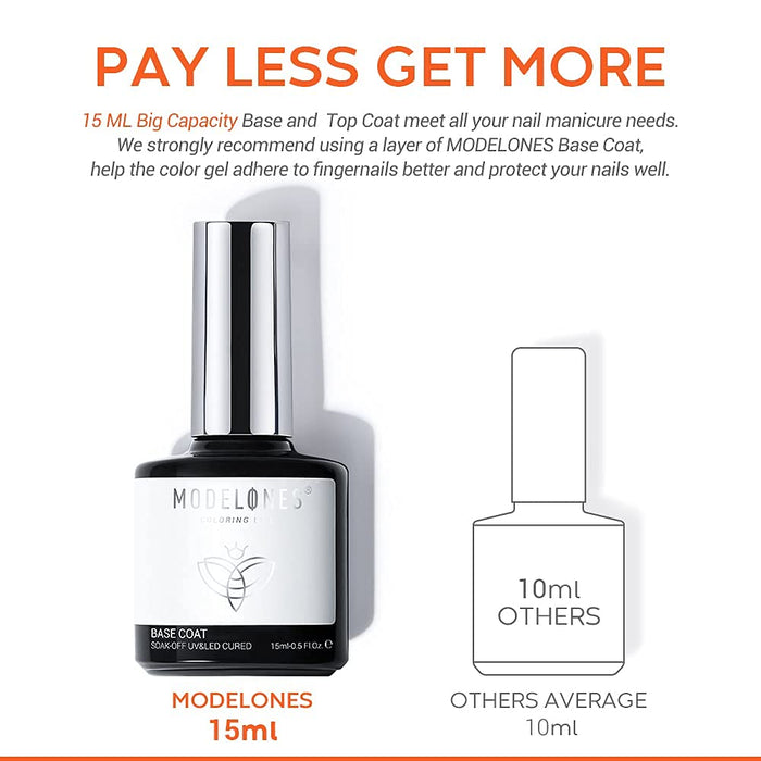 Base Coat 15ml Top&Base Coat MODELONES #