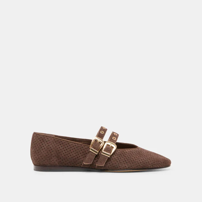 Baylee Grommet - Dk Brown Suede