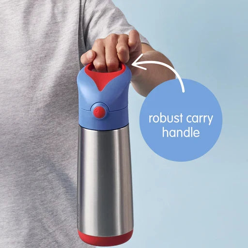 bbox Insulated Drink Bottle Sipper Lid 500ml - Midnight Blue