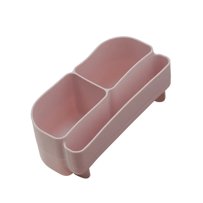 b.box Mini Lunchbox Silicone Bento Tray Insert - Berry