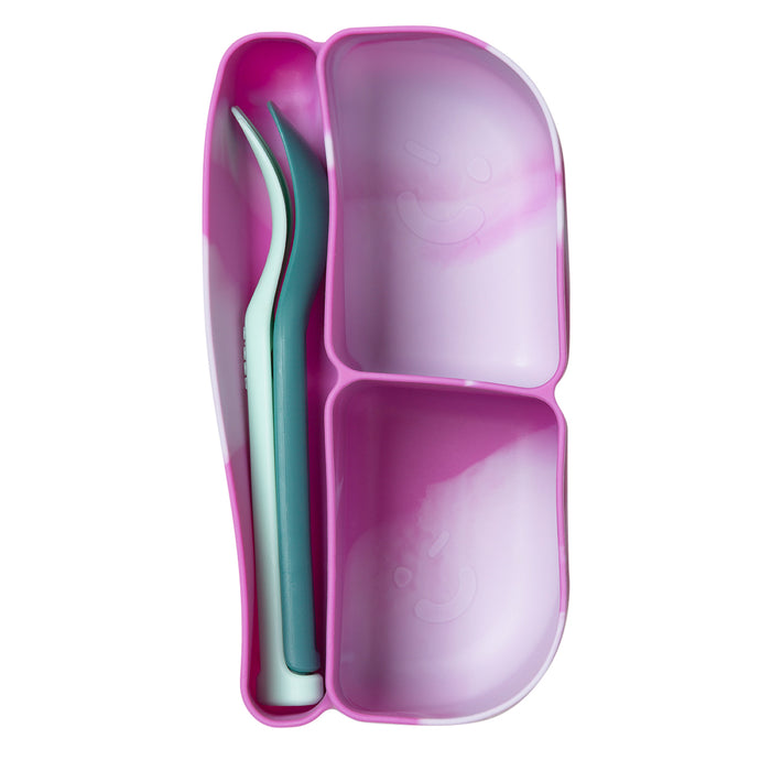 b.box Mini Lunchbox Silicone Bento Tray Insert - Cosmic