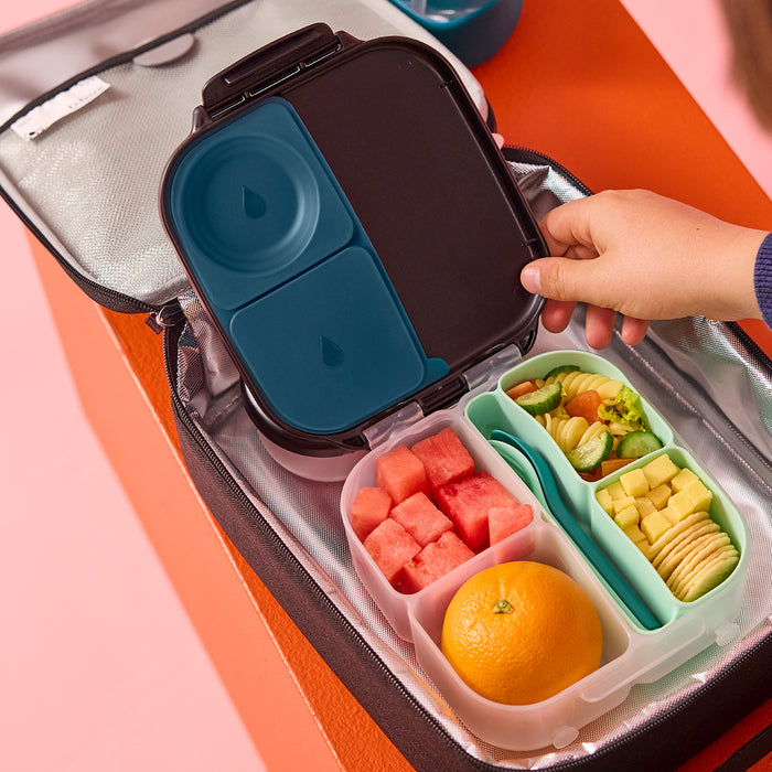 b.box Mini Lunchbox Silicone Bento Tray Insert - Forest