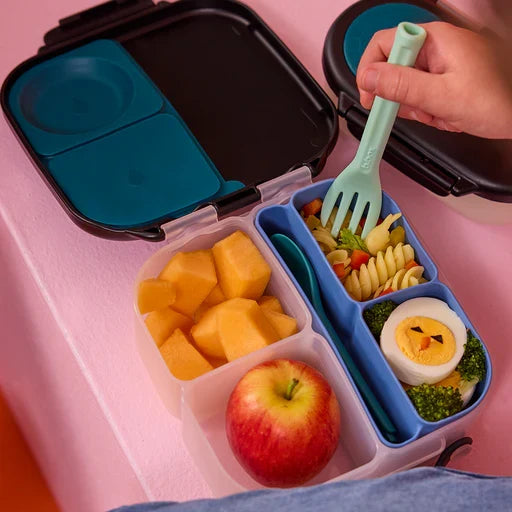 b.box Mini Lunchbox Silicone Bento Tray Insert - Ocean