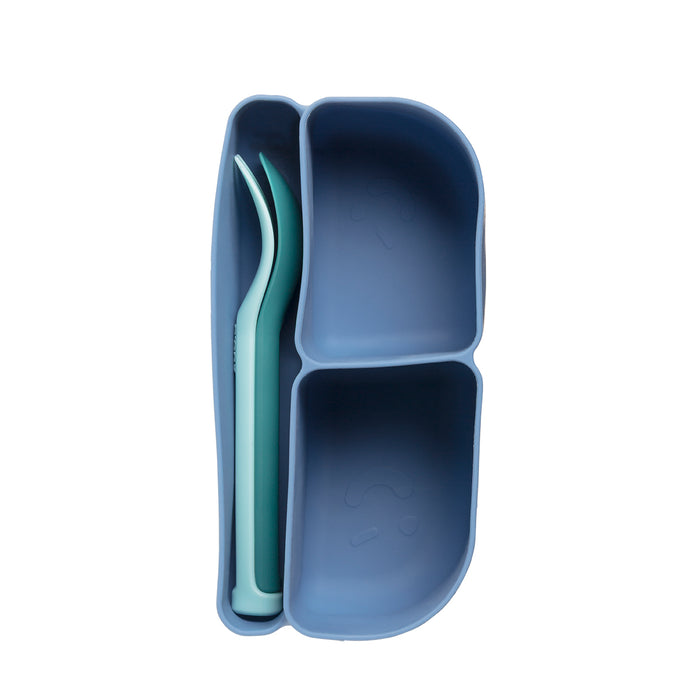 b.box Mini Lunchbox Silicone Bento Tray Insert - Ocean