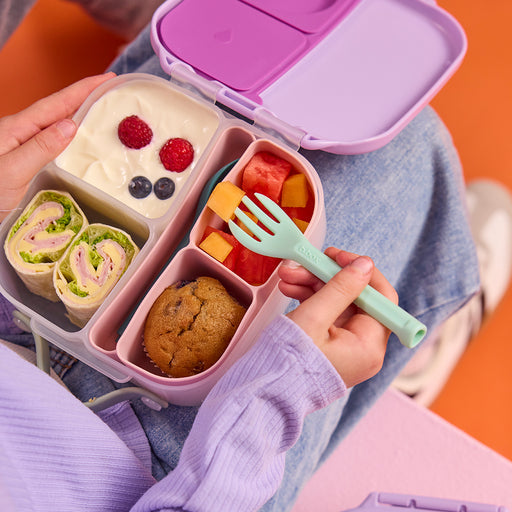 b.box Mini Lunchbox Silicone Bento Tray Insert - Ocean