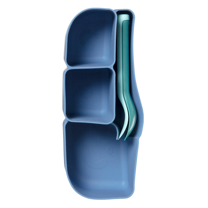 b.box Silicone Lunchbox Bento Tray - Ocean
