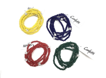 Beaded Shamballa Bracelet Set