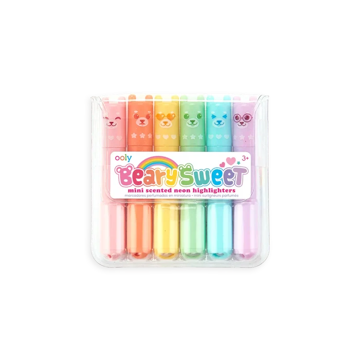 Beary Sweet Mini Scented Highlighter - Set of 6