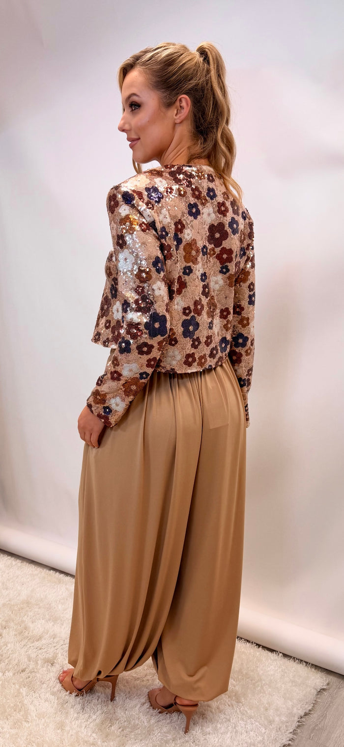 Beige Billow Pants
