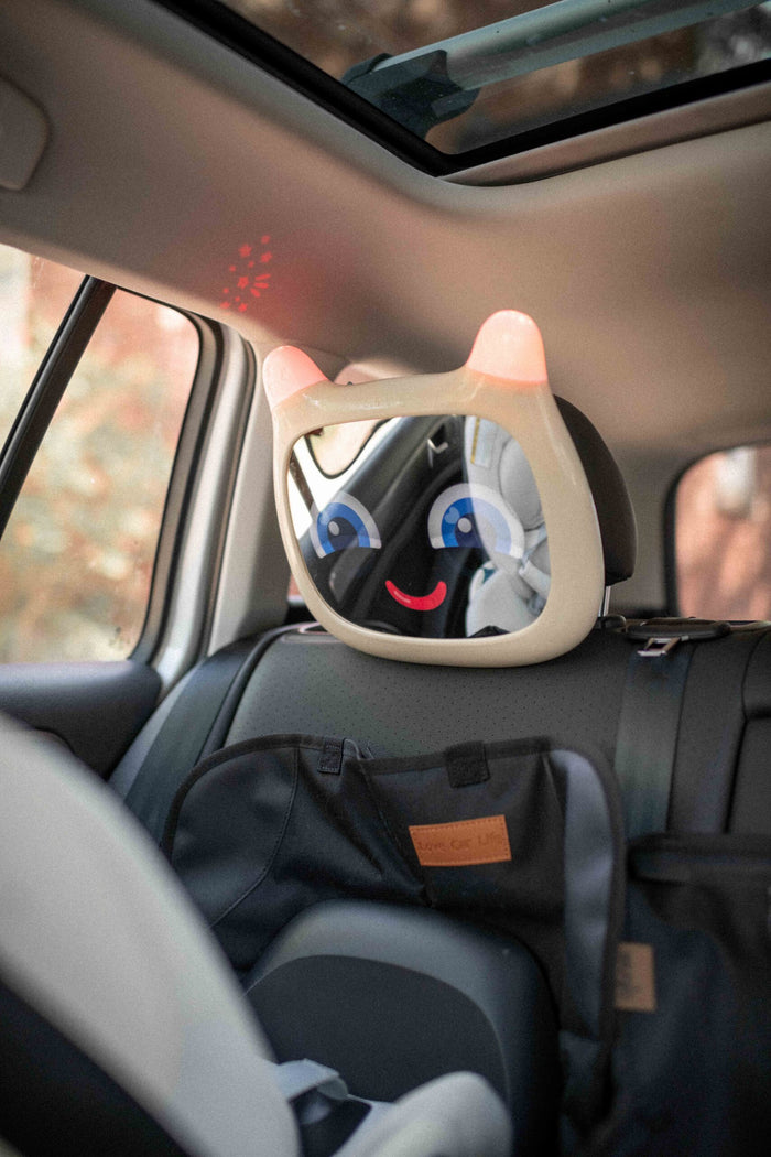 Benbat Hope Car Mirror & Projector w Remote | Seed Pearl