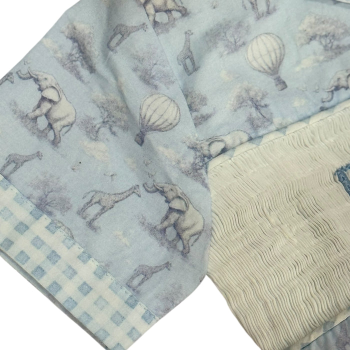 Big Brother Safari Toile Handsmocked 2-Pc