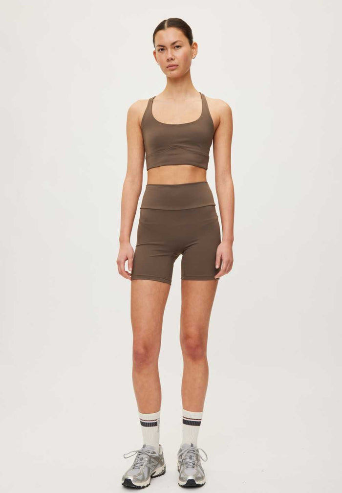Rethinkit Bike Shorts Butter Soft Tights 3053 dark brown